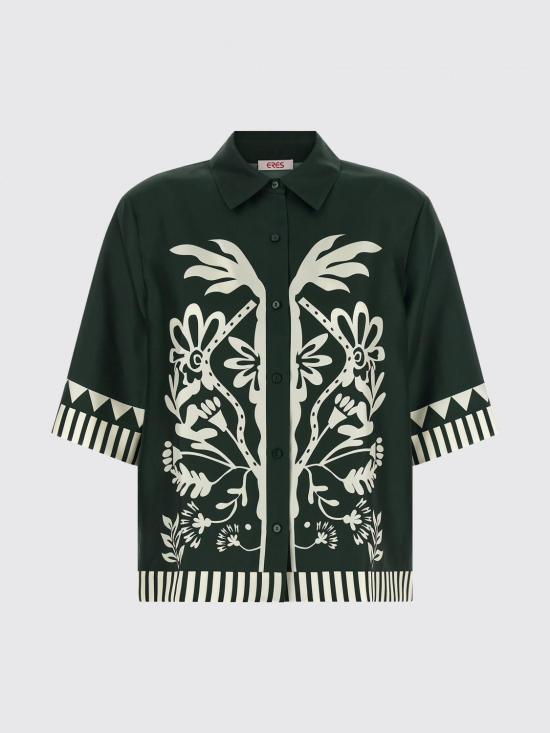 26SS 에레스 셔츠 272613 SCARABEEPANAMA Green - ERES