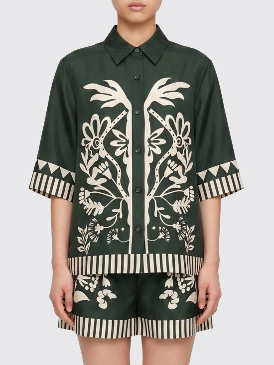 26SS 에레스 셔츠 272613 SCARABEEPANAMA Green