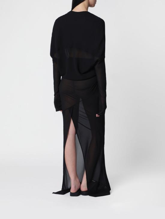 26SS 엔타이어 스튜디오 롱 원피스 ESSS26DR02016PL 0015 Black - ENTIRE STUDIOS