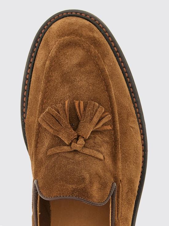 26SS 트리커즈 로퍼 ELTON CUBANASUEDE Brown - TRICKERS