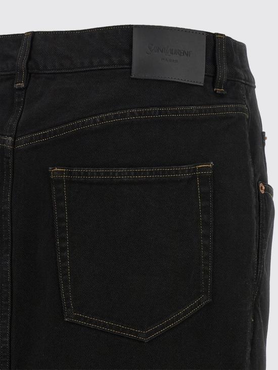26SS 생로랑 스커트 772260Y33WC 1299 Black - SAINT LAURENT
