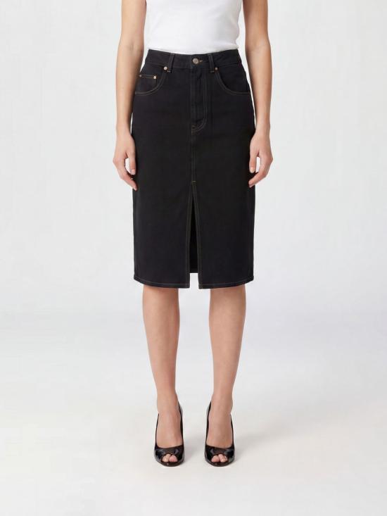 26SS 생로랑 스커트 772260Y33WC 1299 Black