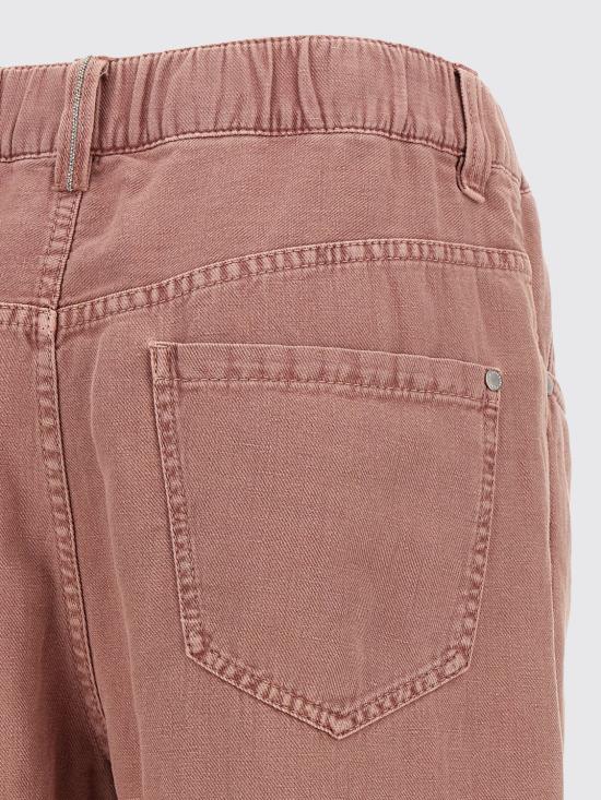 26SS 브루넬로 쿠치넬리 데님 팬츠 ML996P4053 C9399 Pink - BRUNELLO CUCINELLI