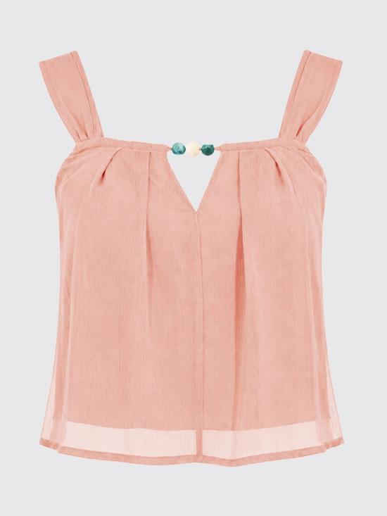 26SS 파트리지아페페 탑 2C1669A764 B885 Clay Color - PATRIZIA PEPE