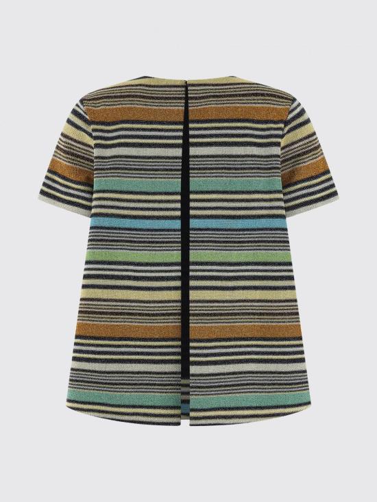 26SS 미소니 반팔 티셔츠 DS26SK1HBR0158 S72Q7 Multicolor - MISSONI