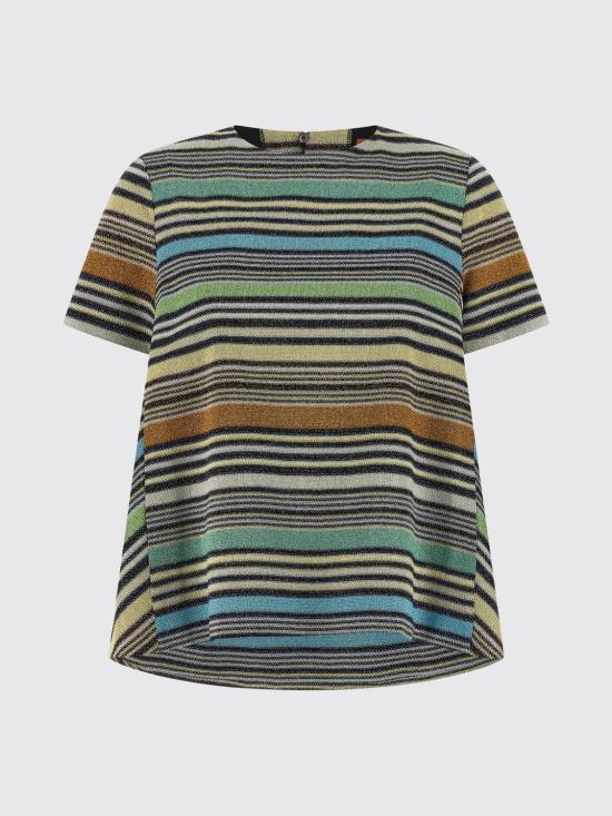 26SS 미소니 반팔 티셔츠 DS26SK1HBR0158 S72Q7 Multicolor - MISSONI