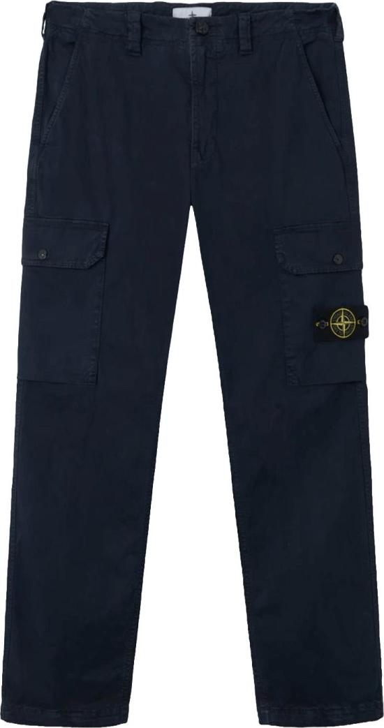 26SS 스톤 아일랜드 팬츠 ORGANICCOTTONSTRETCHBROKENTWILLTROUSERSNAVYBLUEL1S153100011S0004V0120