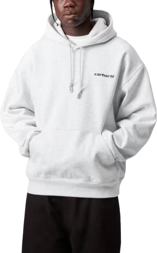 26SS 칼하트 후드 캡스 스웨트셔츠 I036066482XX LICHTGREY - CARHARTT