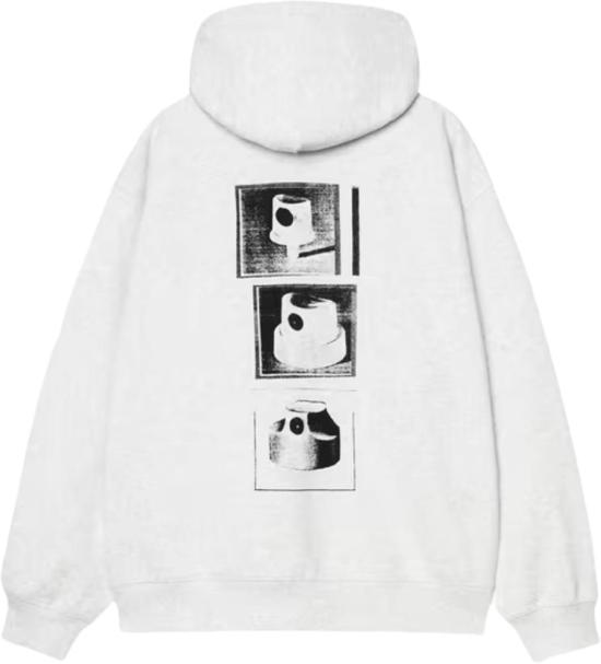 26SS 칼하트 후드 캡스 스웨트셔츠 I036066482XX LICHTGREY - CARHARTT