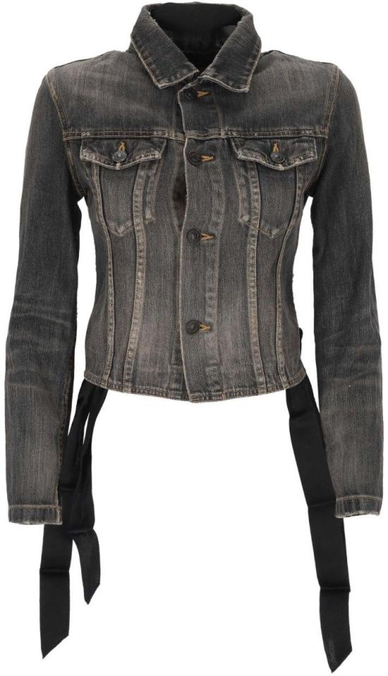 25SS 발렌시아가 데님 자켓 831697TSW671441 DONKERGREY
