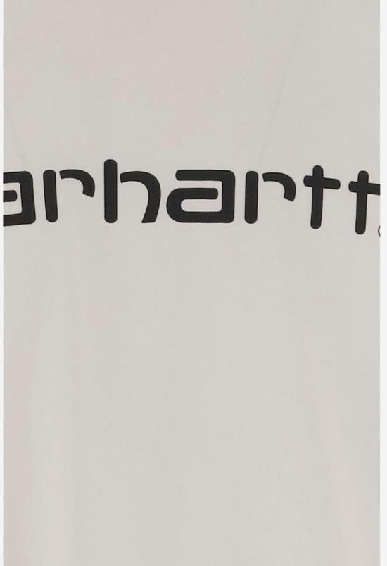 26SS 칼하트 스크립트 숏 슬리브 티셔츠 I03570000AXX LICHTGREY - CARHARTT