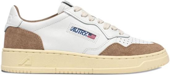 26SS 오트리 메달리스트 로우 레더 스니커즈 AULWFT02 WHITE