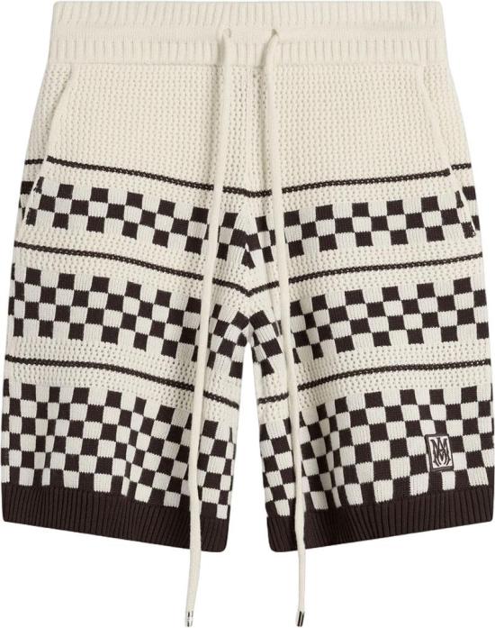 26SS 아미리 숏팬츠 CHECKEREDMESHSHORTALABASTER WHITE