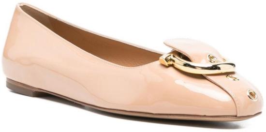 26SS 살바토레 페라가모 플랫 슈즈 01K989790253003 BEIGE - SALVATORE FERRAGAMO