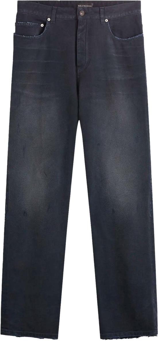 26SS 발렌시아가 데님 팬츠 CURVEDKNEEJEANS NAVY