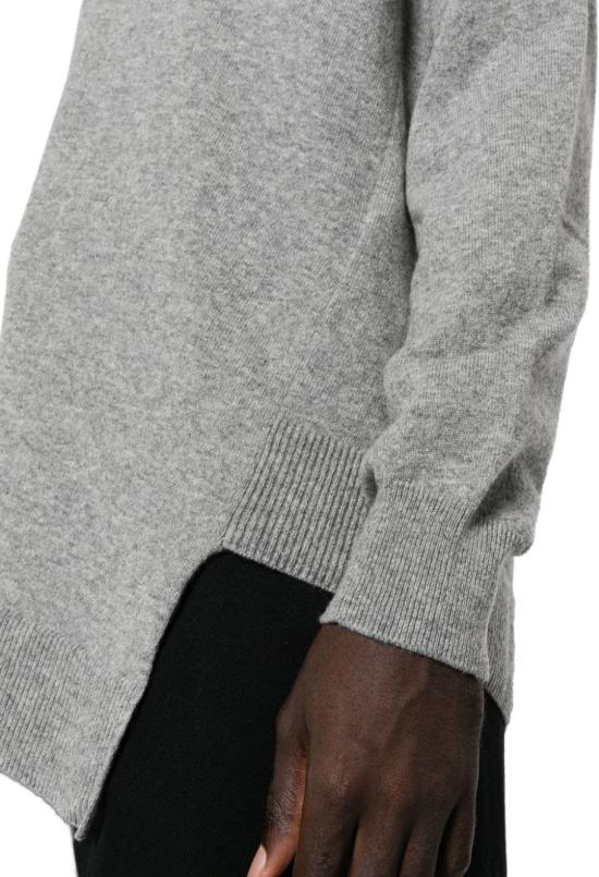  꼼데가르송 x 라코스테 코튼 스웨터 FLN0061 LICHTGREY - COMME DES GARCONS