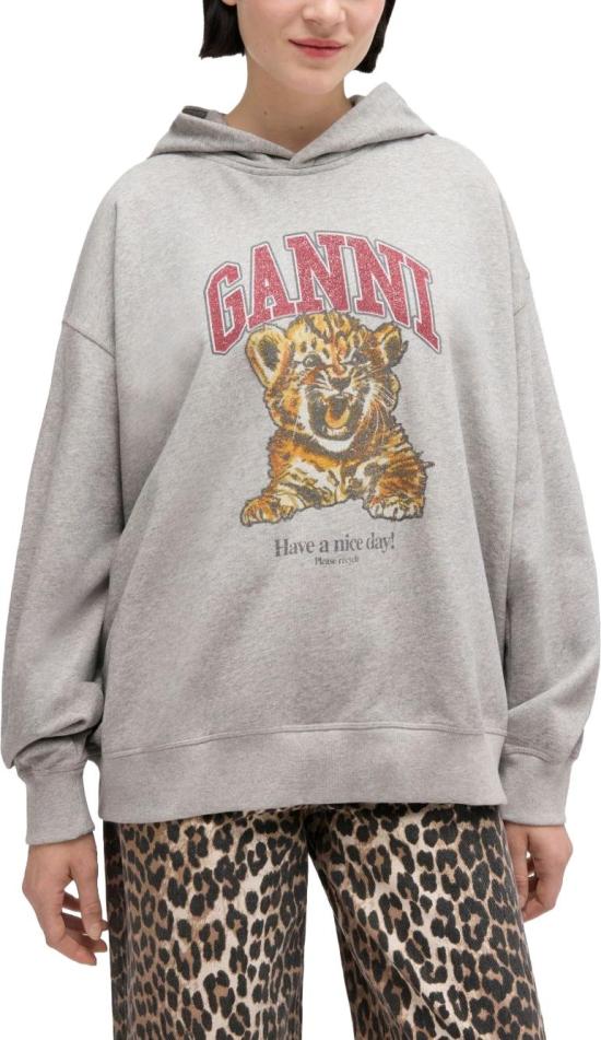 26FW 가니 후드 티셔츠 50557238313246 LICHTGREY - GANNI