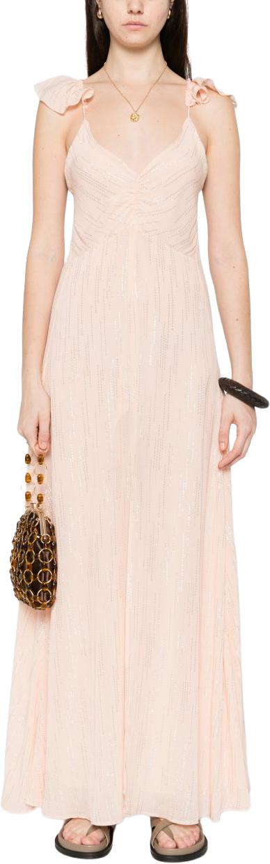 26SS 포르테포르테 롱 원피스 14892MYDRESSNUDE PINK - FORTE FORTE