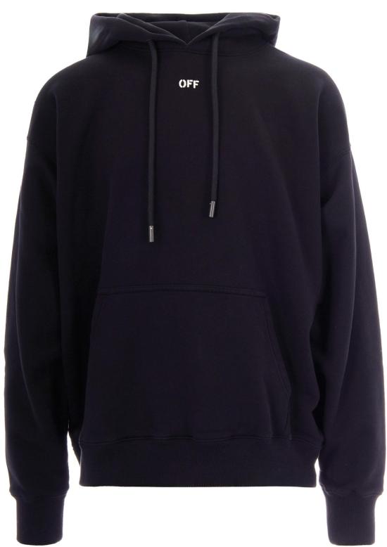 26SS 오프화이트 후드 티셔츠 1200189766349 BLACK