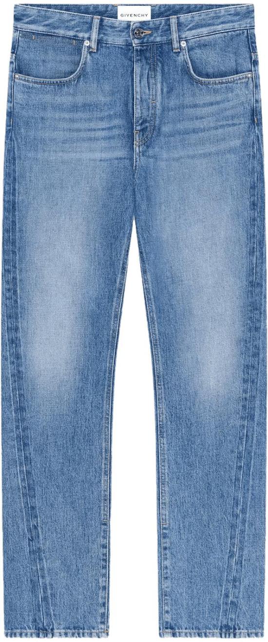 26SS 지방시 데님 팬츠 TROUSERSBM51P95YD3420 BLUE