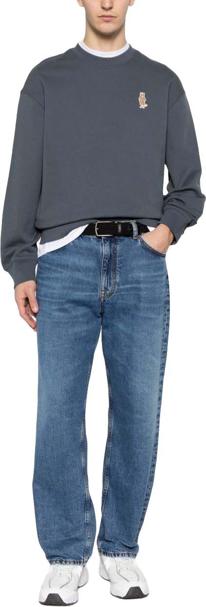 26SS 메종키츠네 스웨터 QM00309KM03410422 BLUE - MAISON KITSUNE