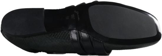 26SS 가니 플랫 슈즈 SUETRIPLEBALLERINASNAKE BLACK - GANNI