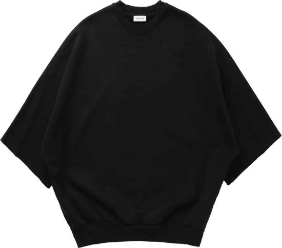 26FW 피어오브갓 스웨터 CUTSLEEVESWEATER BLACK