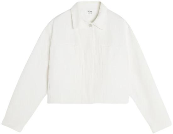 26SS 메종키츠네 데님 자켓 QW02102WD40240443 WHITE