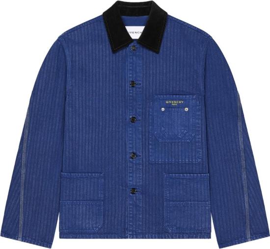 26FW 지방시 데님 자켓 WERKBOERENJACK BLUE