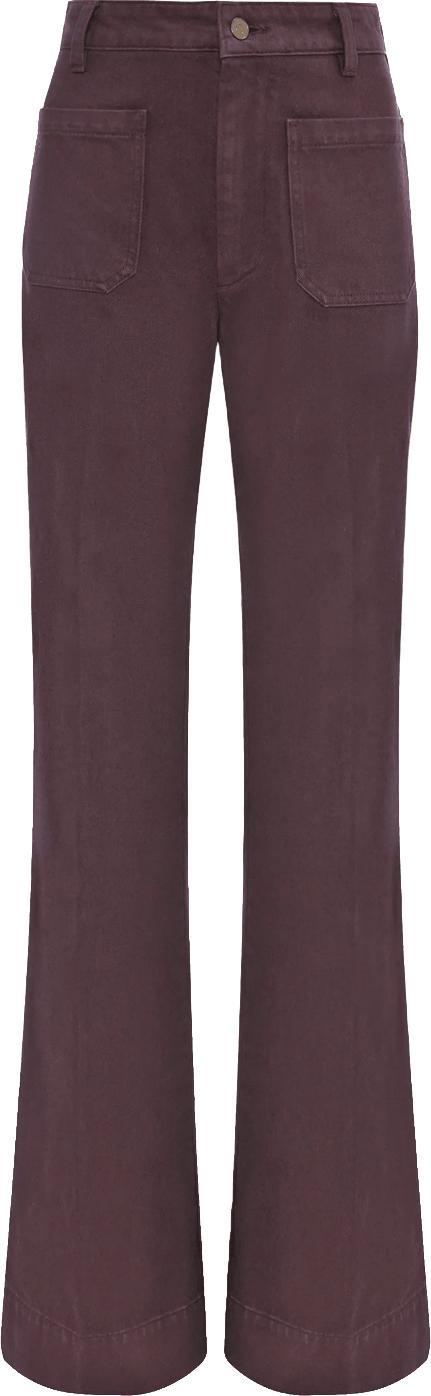 26FW 빅토리아 베컴 데님 팬츠 VICTORIABECKHAM1326DJE007252P9887ALINAFLAREDJEANSBURGUNDY PURPLE