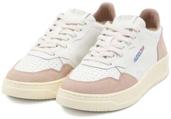 26SS 오트리 메달리스트 로우 레더 스니커즈 AULWFT04 WHITE - AUTRY
