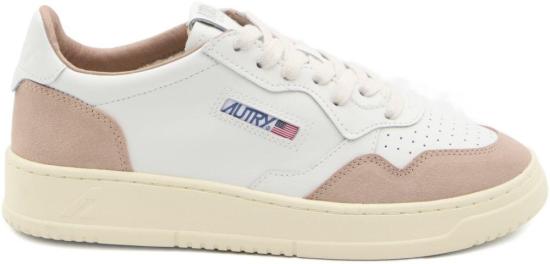 26SS 오트리 메달리스트 로우 레더 스니커즈 AULWFT04 WHITE