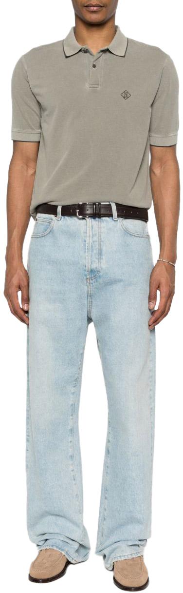 26SS 에르노 로고 폴로 티셔츠 JPL00134U540067206 LIME - HERNO