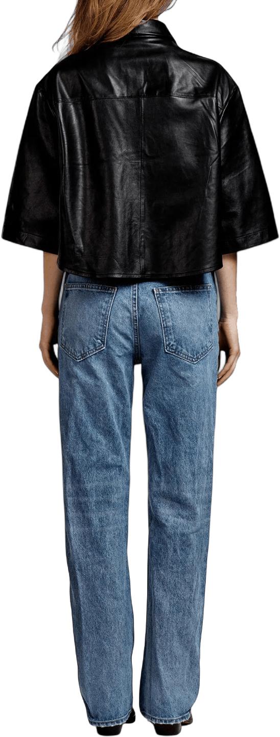 26SS Alter Ego 블라우스 MILALEATHERBLOUSE BLACK - OTHER BRANDS