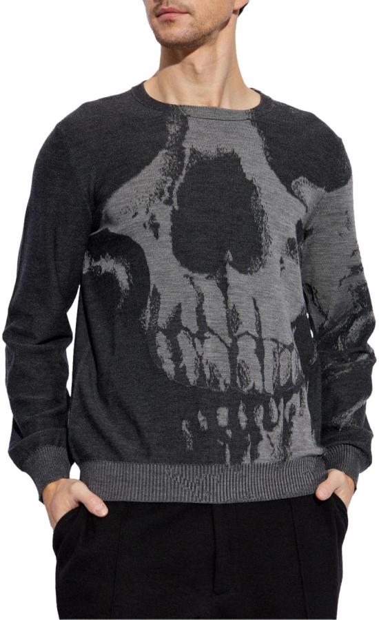 25SS 알렉산더 맥퀸 스웨터 818835Q1BC01332 DONKERGREY - ALEXANDER MCQUEEN