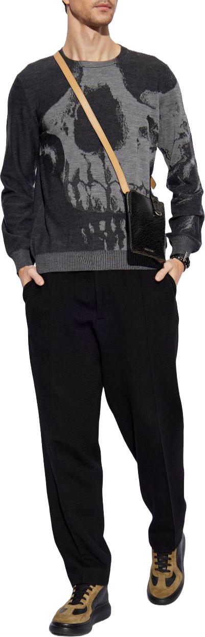25SS 알렉산더 맥퀸 스웨터 818835Q1BC01332 DONKERGREY - ALEXANDER MCQUEEN