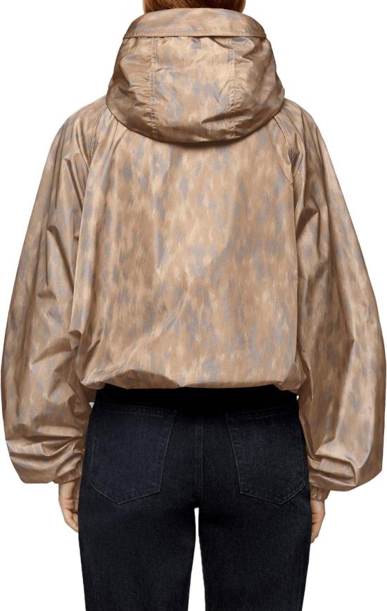 26SS 가니 코트 PRINTEDFLYWEIGHTNYLONJACKET BEIGE - GANNI