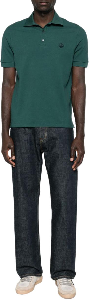 26SS 에르노 로고 자수 폴로 셔츠 JPL00135U540057810 DONKERGREEN - HERNO