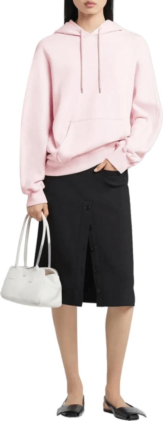 26SS 쿠레쥬 후드 티셔츠 HOODIELIGHTPINK5022126JHO049JS0266 - COURREGES