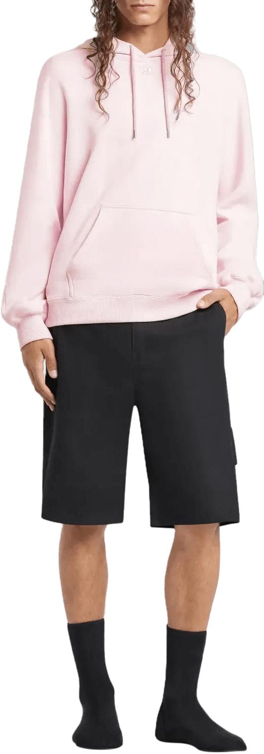 26SS 쿠레쥬 후드 티셔츠 HOODIELIGHTPINK5022126JHO049JS0266 - COURREGES