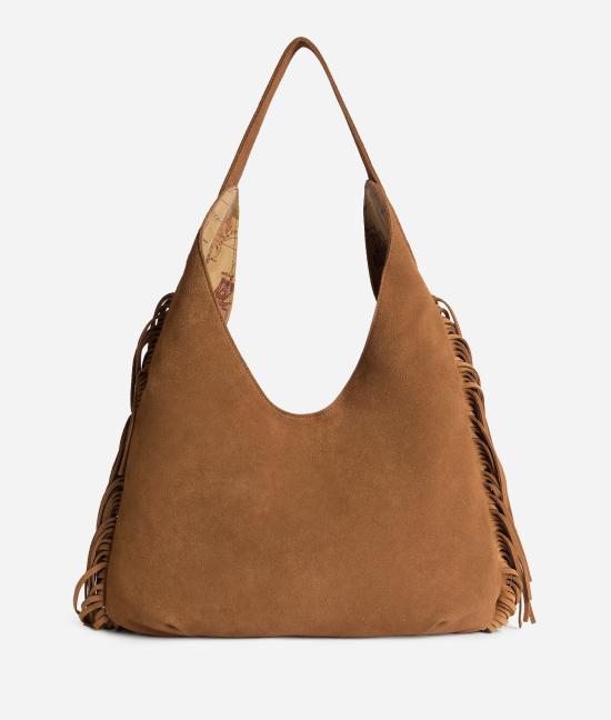 26SS 알비에로 마르티니 숄더백 LF58 86460947 Suede - ALVIERO MARTINI