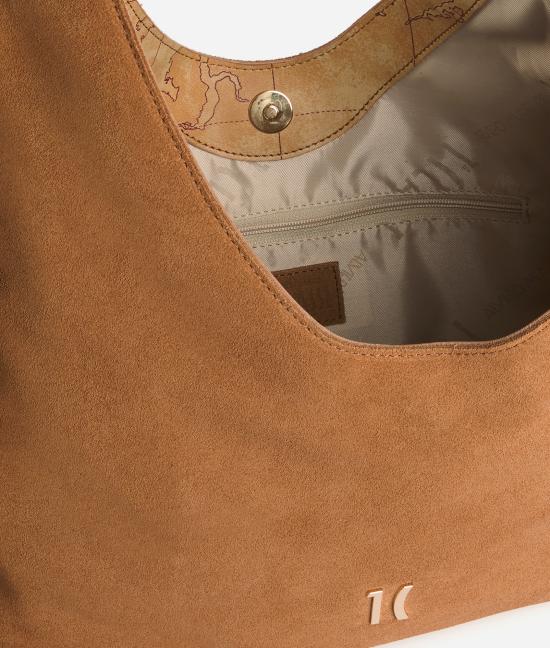 26SS 알비에로 마르티니 숄더백 LF58 86460947 Suede - ALVIERO MARTINI