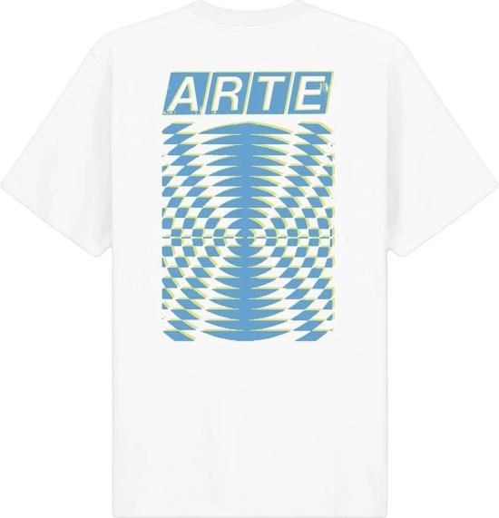 26SS 아르떼 앤트워프 탑 ABSTRACTBACKPRINTTSHIRTWHITE