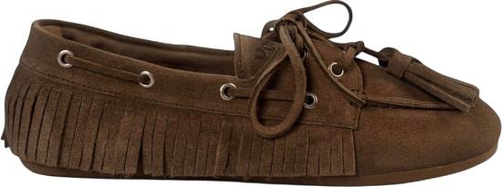 26FW 포사 로퍼 BOATLOAFERNATIVETASSELSUEDE BROWN