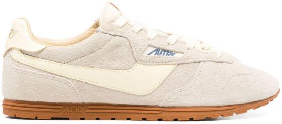 25SS 오트리 윈드스핀 스웨이드 레더 스니커즈 WSLMUB01 WHITE