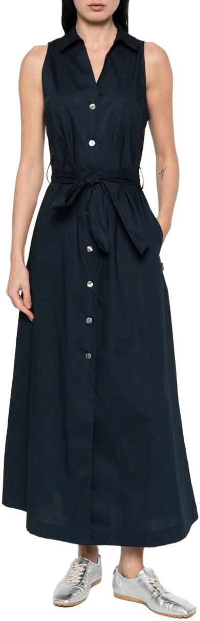 26SS 울리치 롱 원피스 CFWWDR2022FRUT39443989 NAVY - WOOLRICH