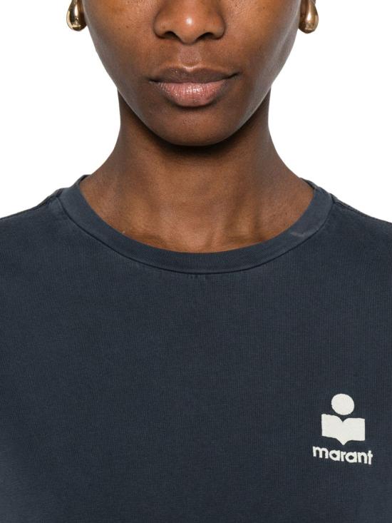 26SS 이자벨마랑 탑 TS0070FAA1N98EMIEC NAVY - ISABEL MARANT