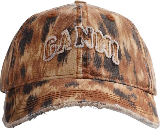 26SS 가니 모자 WASHEDCOTTONPRINTCANVASCAP BEIGE