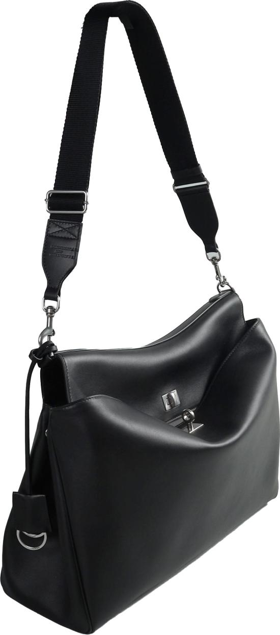 26FW 발렌시아가 숄더백 RODEOMESSENGERBAGMEDIUM BLACK - BALENCIAGA