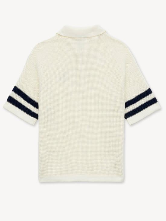 26FW 겐조 폴로 티셔츠 FG65PO8023EH Bianco - KENZO